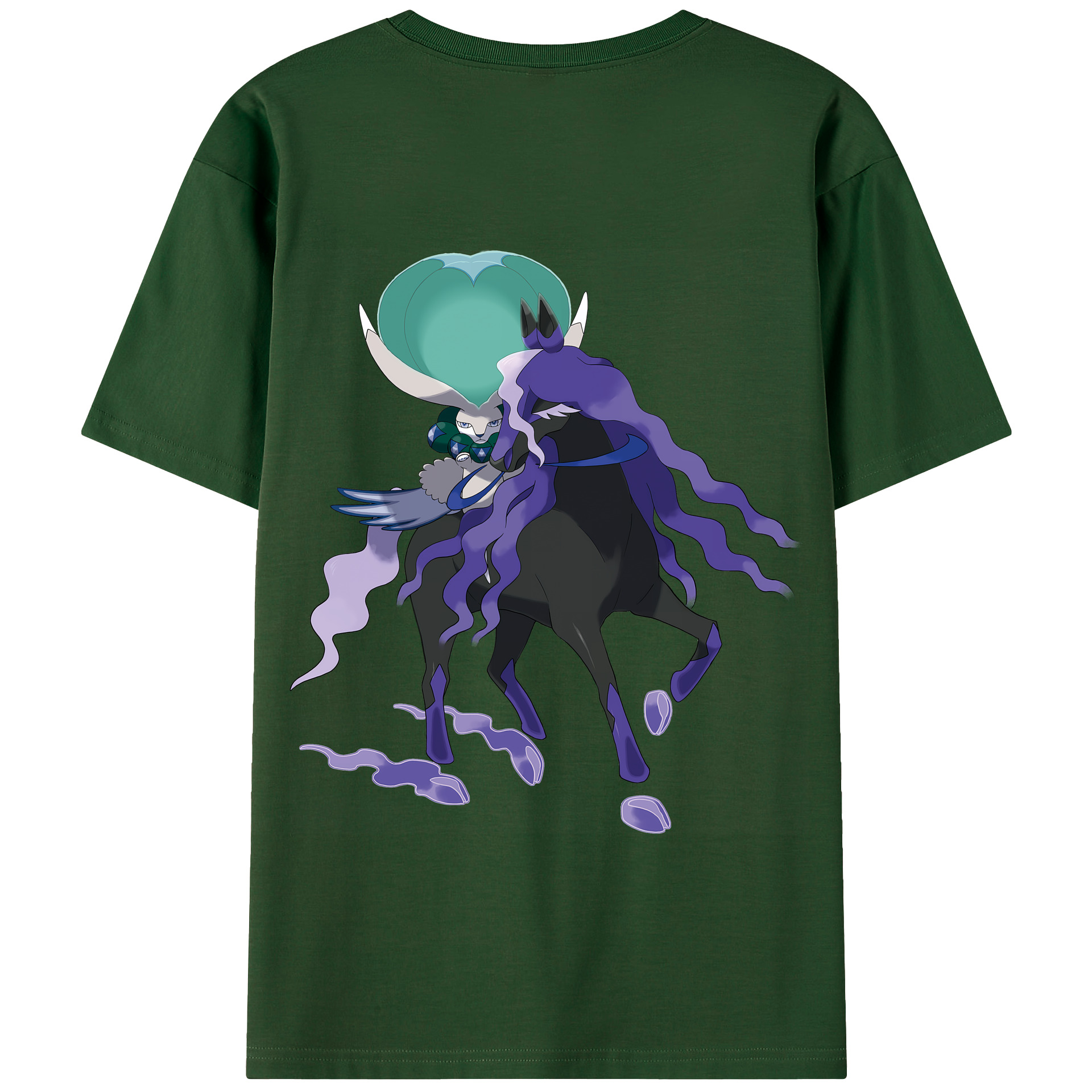 （画像用） ポケットモンスター Pokémon 綿100％半袖Tシャツ（背面プリント）